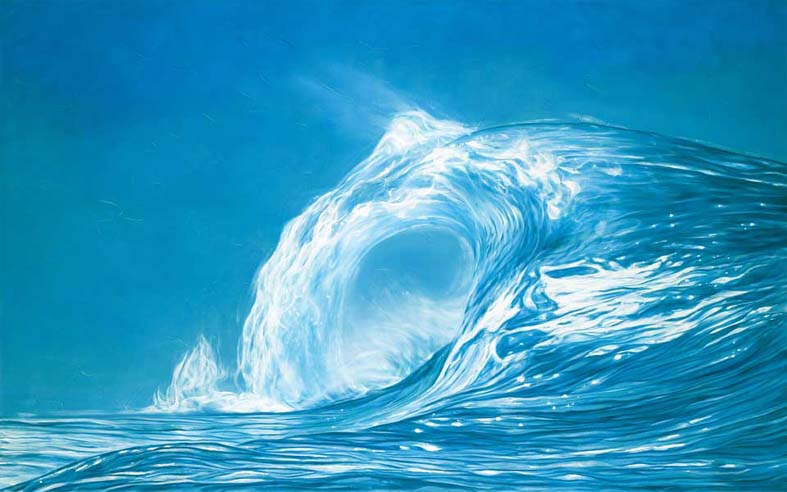 Sea of Light, oil op canvas, 100 x 160 cm